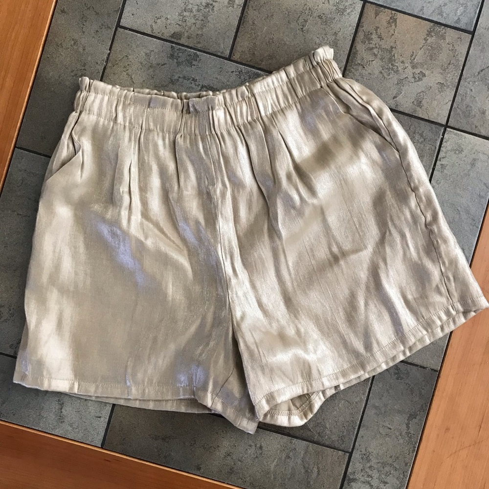 Ellison Gold Shorts